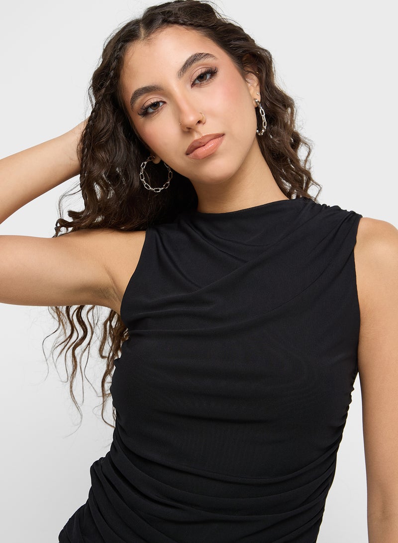 One Shoulder Draped Top