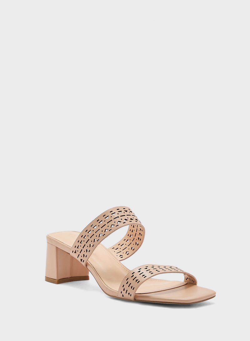 Mid Heel Sandal