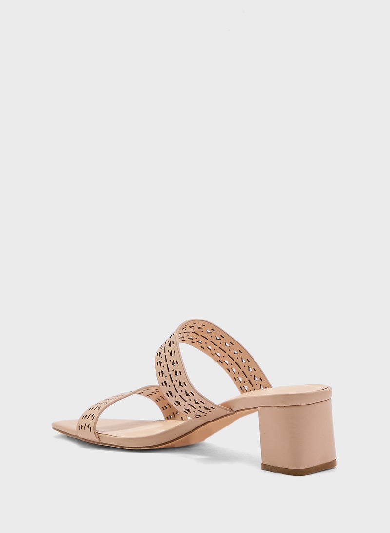 Mid Heel Sandal