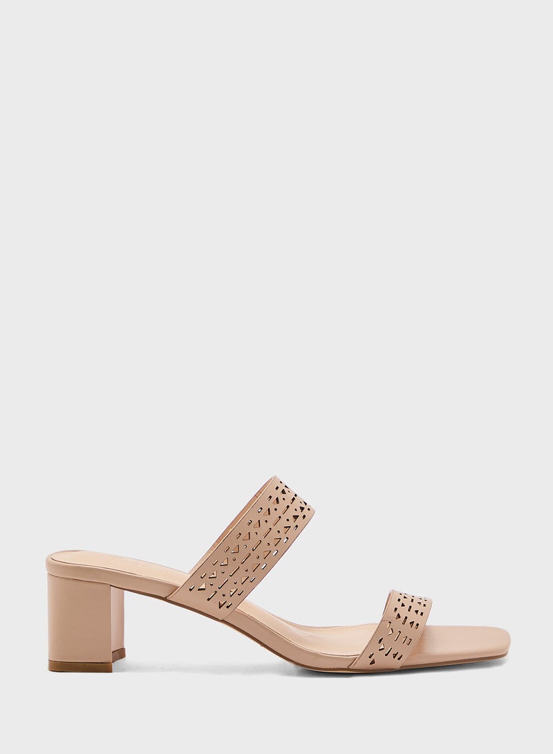 Mid Heel Sandal