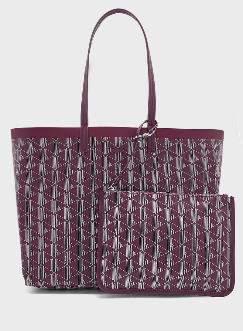 Essentials Top Handel Zip Over Tote