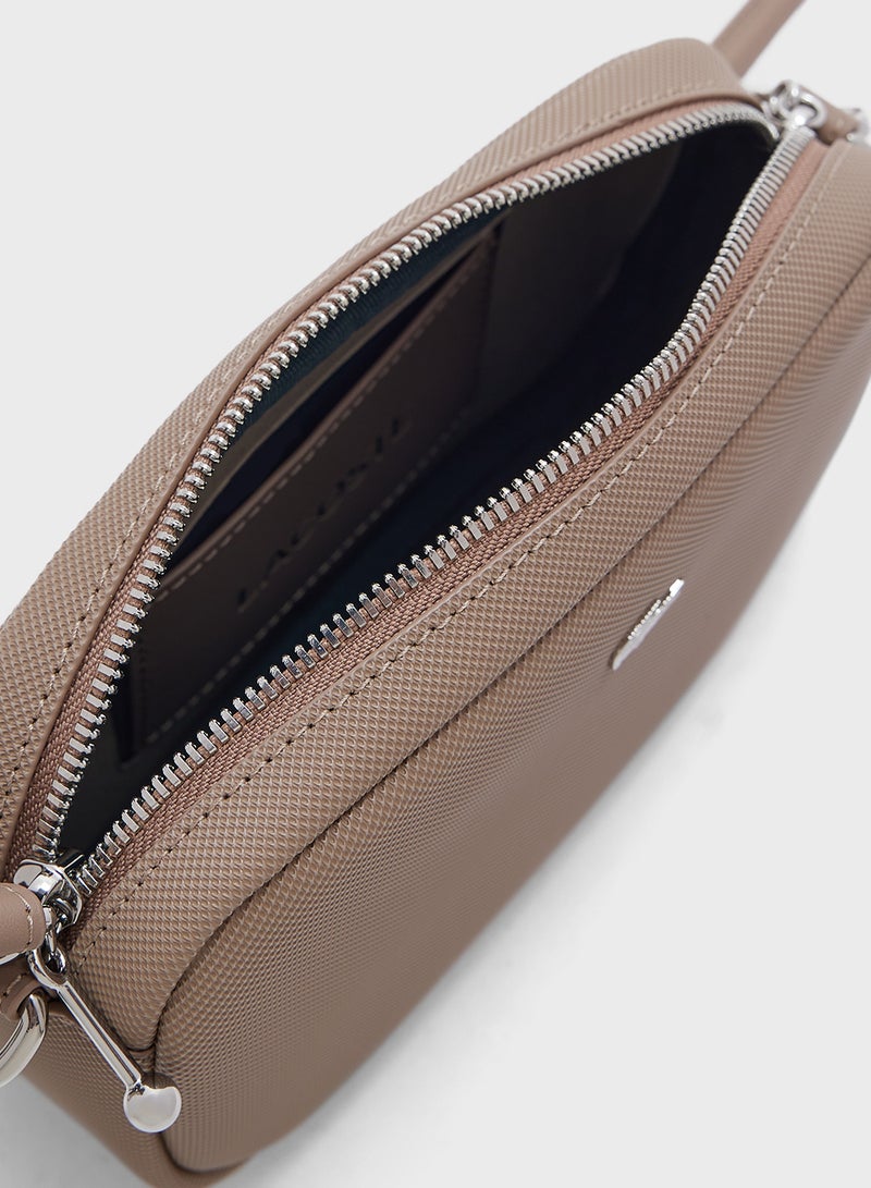 Essentials Top Handel Zip Over Messenger Bag