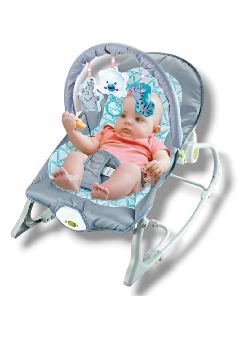 Infant Rocking Cradle Toddler Rocking Chair Baby Rocker (multi colour)