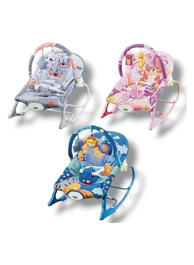 Infant Rocking Cradle Toddler Rocking Chair Baby Rocker (multi colour)