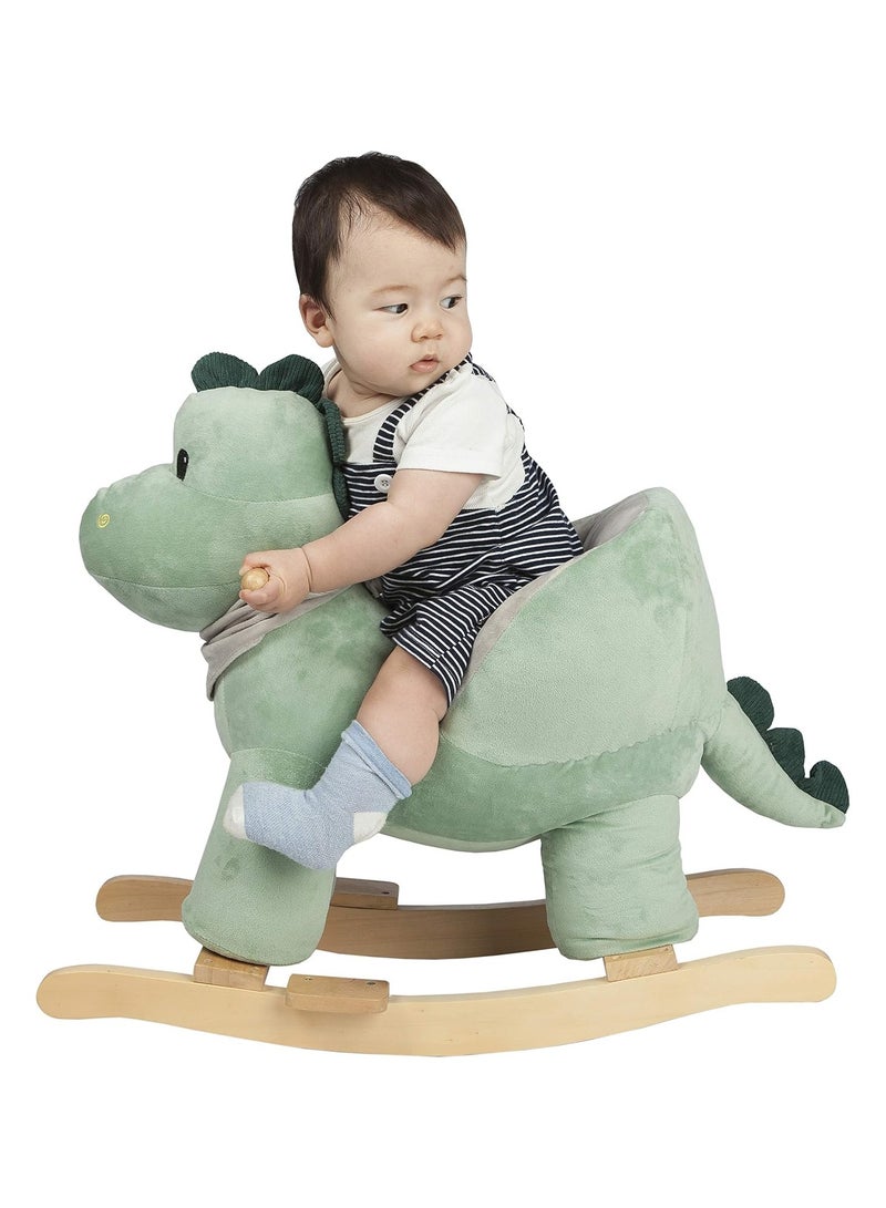 Baby Rocking Horse Dinosaur with Chair Green Color