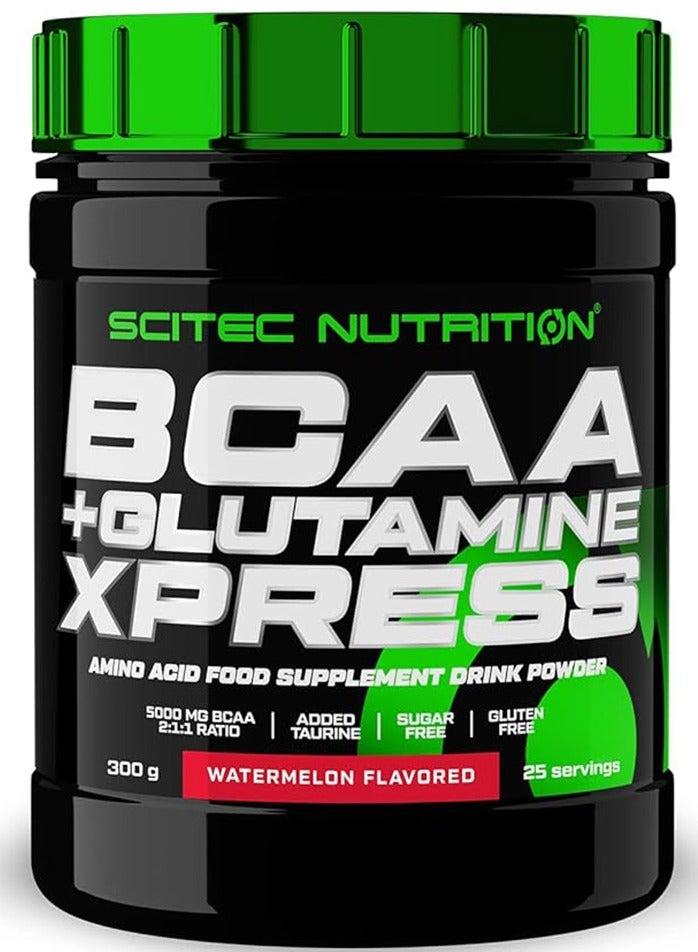 BCAA + Glutamine Xpress, Watermelon 600 Gm 5000 Mg BCAA 2:1:1 Ratio