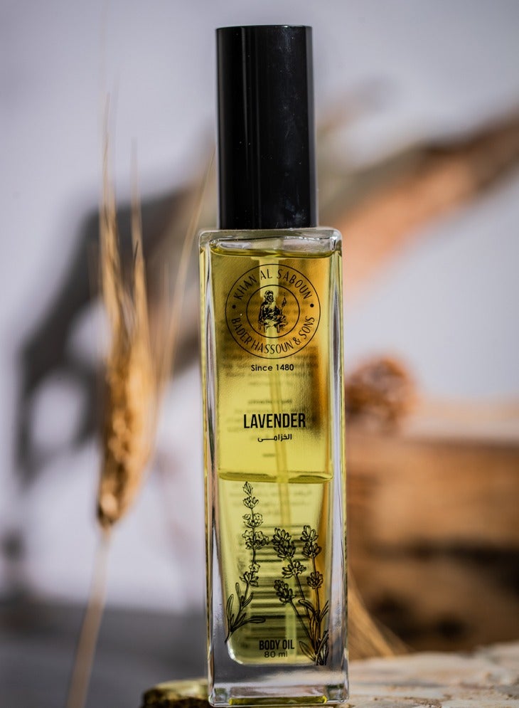 Lavender Aromatherapy Oil 40 ml - Natural & Organic Skincare, Moisturizing & Healing Body Oil with Essential Oils