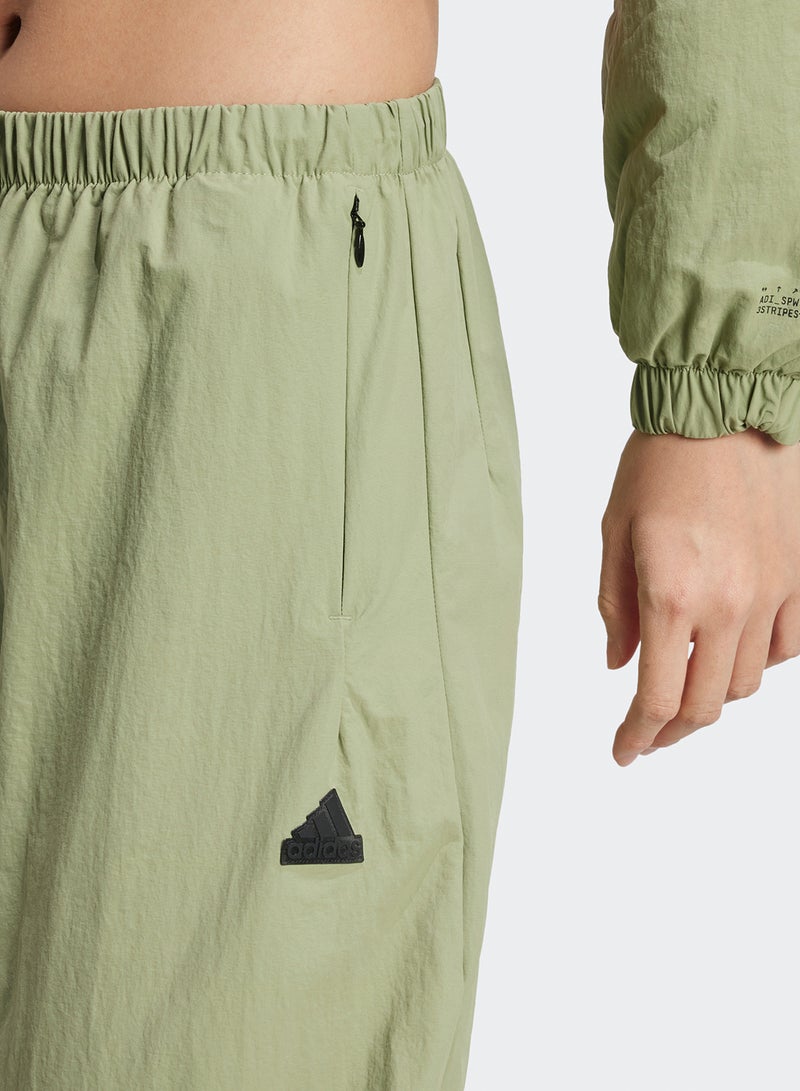 City Escape Woven Parachute Pants