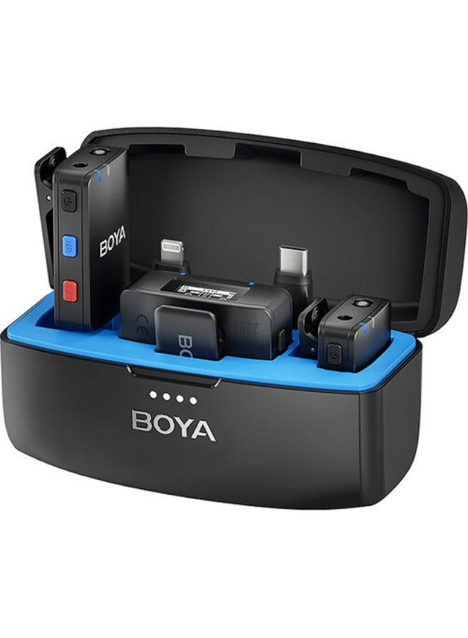 BOYA BOYAMIC 2-Person Wireless Microphone System for Cameras and Mobile Devices (2.4 GHz)