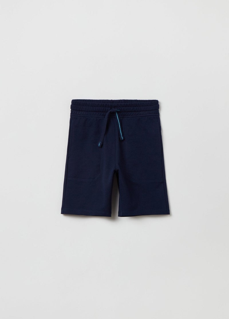 Ovs Fleece Shorts With Drawstring