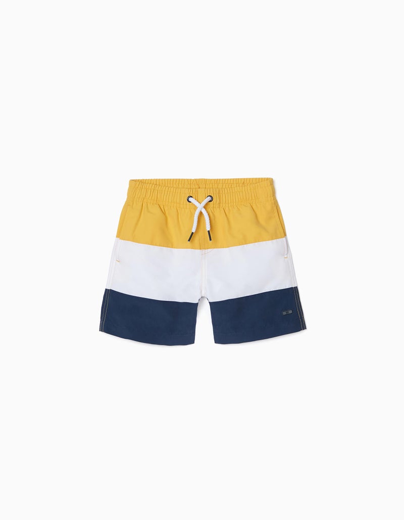 Swim Shorts UPF 80 for Boys, Multicoloured