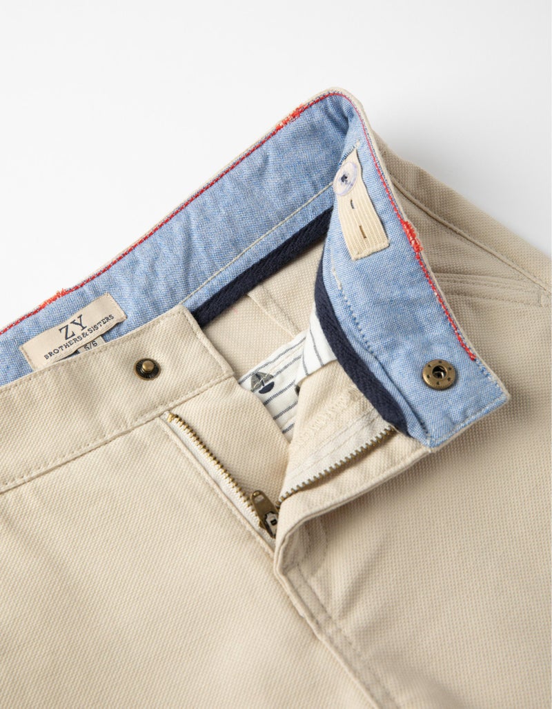 Textured Shorts for Boys 'B&S', Beige