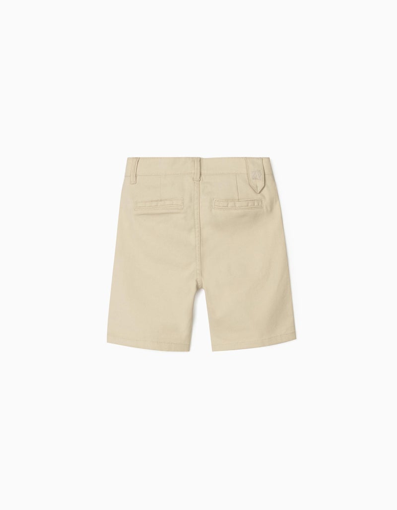 Textured Shorts for Boys 'B&S', Beige