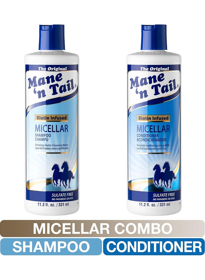 Micellar Sulfate Free Shampoo and Conditioner Set 331ml Each