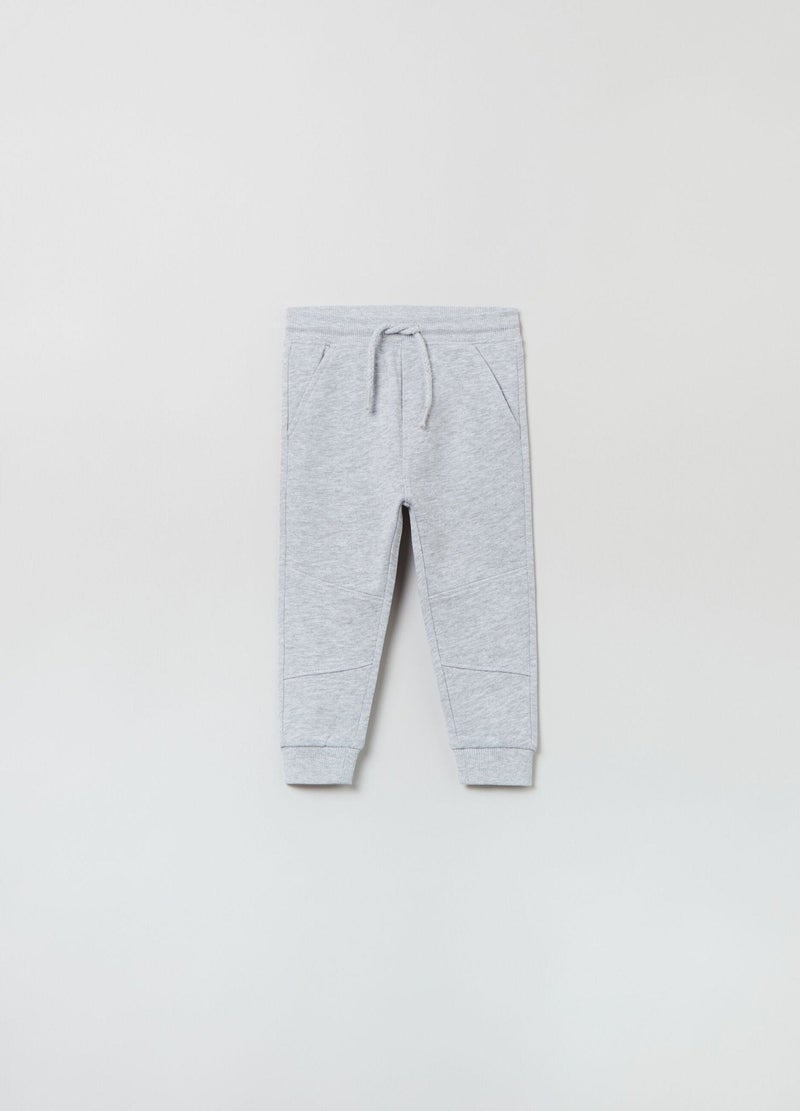 Ovs Fleece Joggers With Drawstring