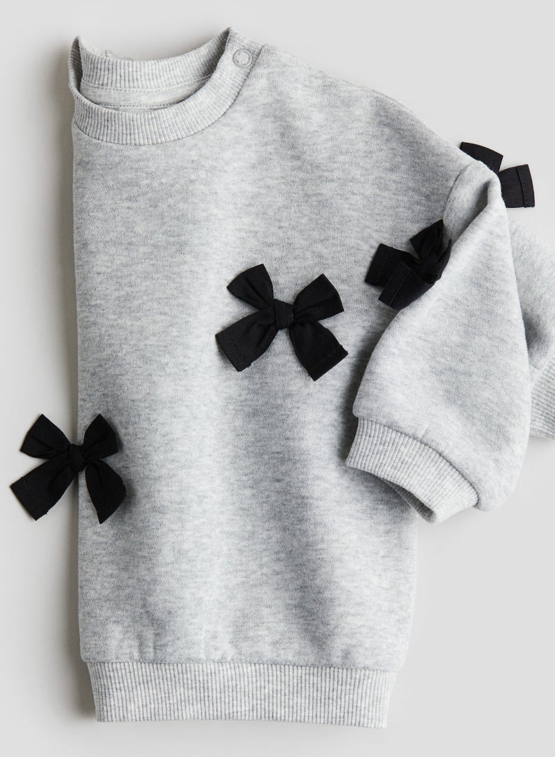 Bow-Detail Sweatshirt