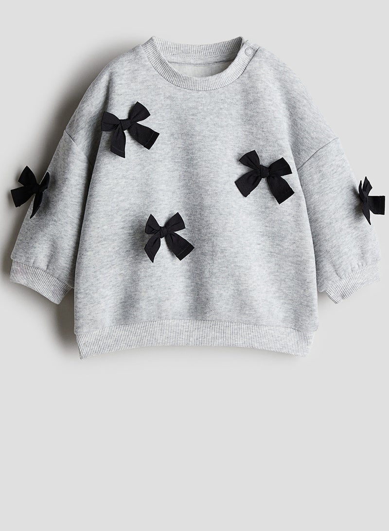 Bow-Detail Sweatshirt