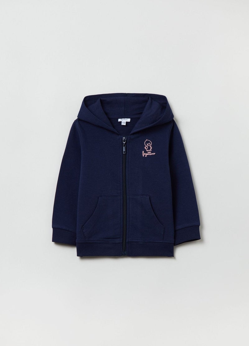 Ovs Housebrand French Terry Full-Zip Hoodie