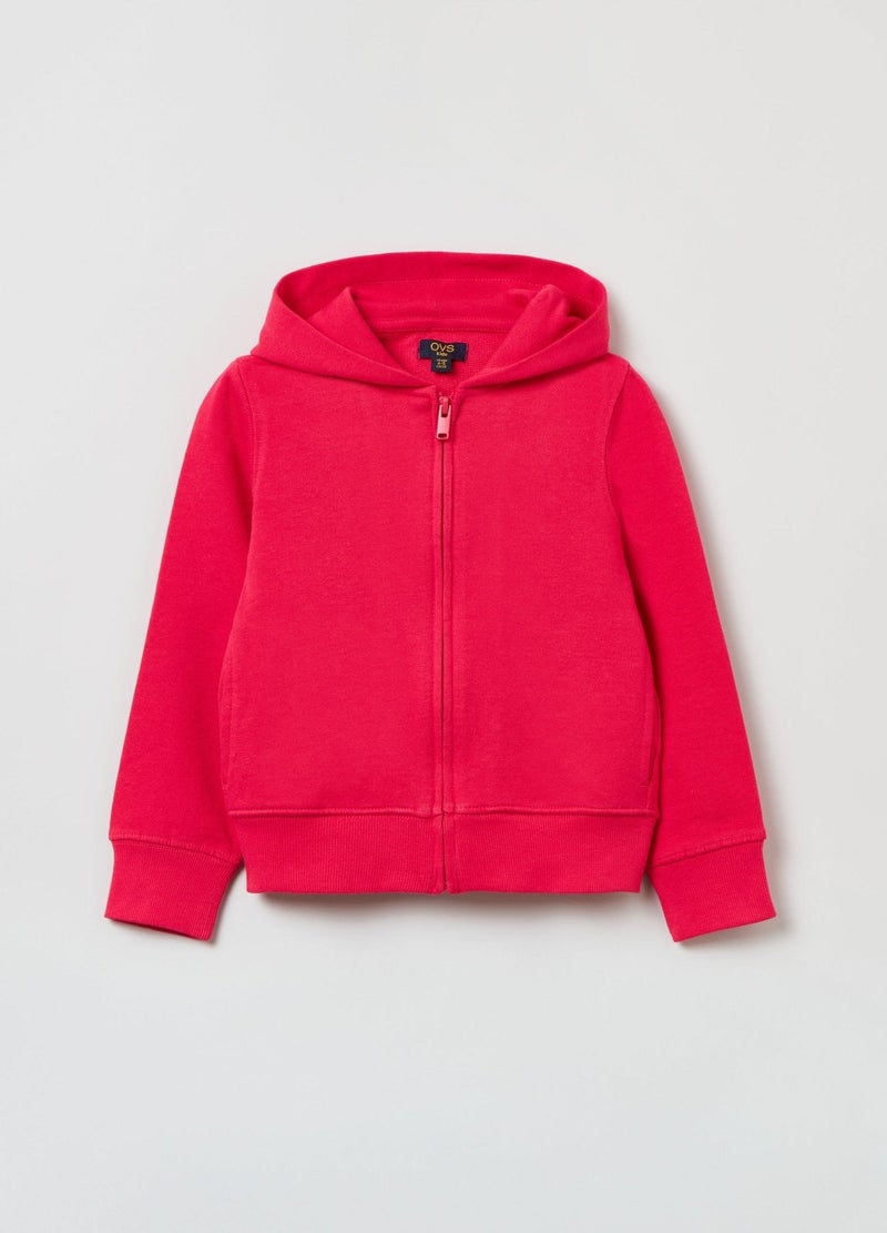 Ovs Girls Zip Through Hoodie