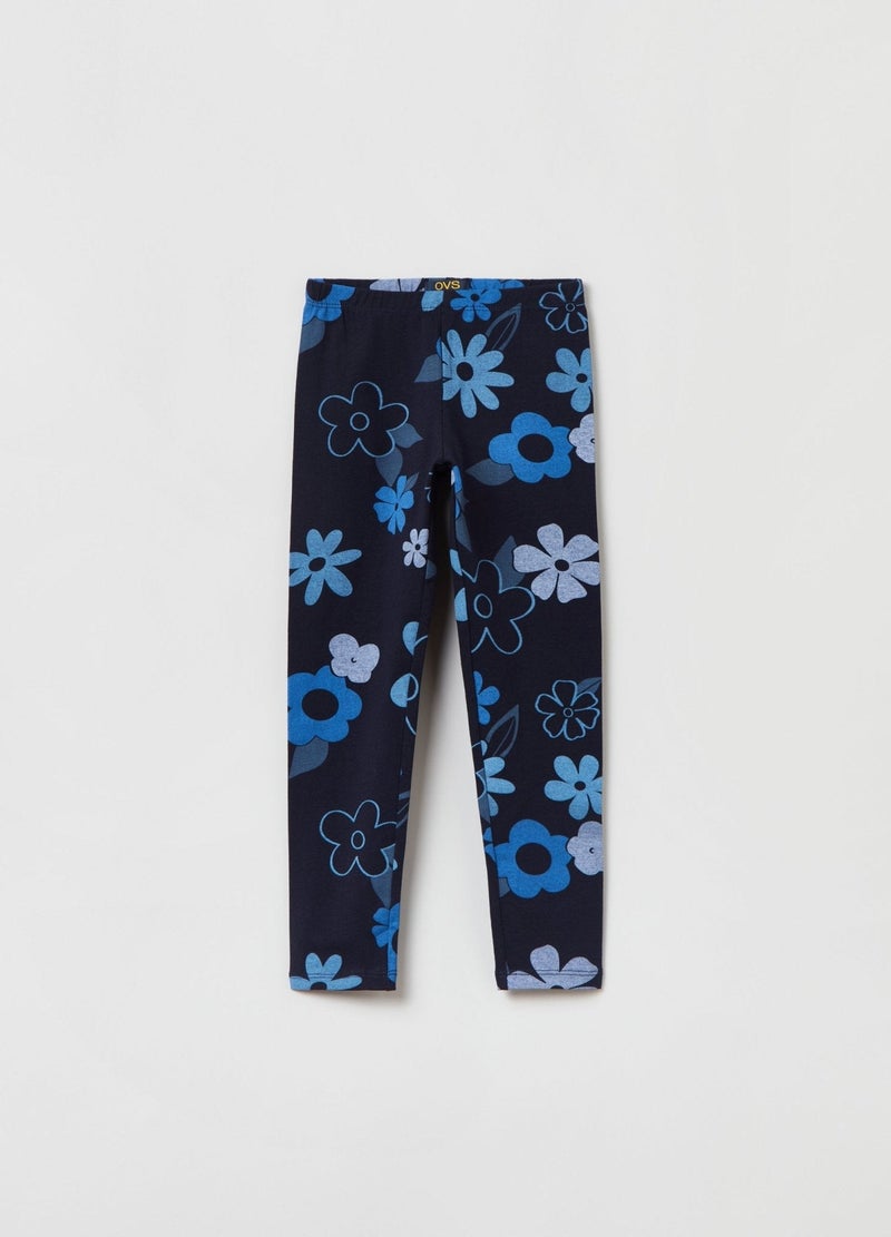 Ovs Girls Flower Printed Legging