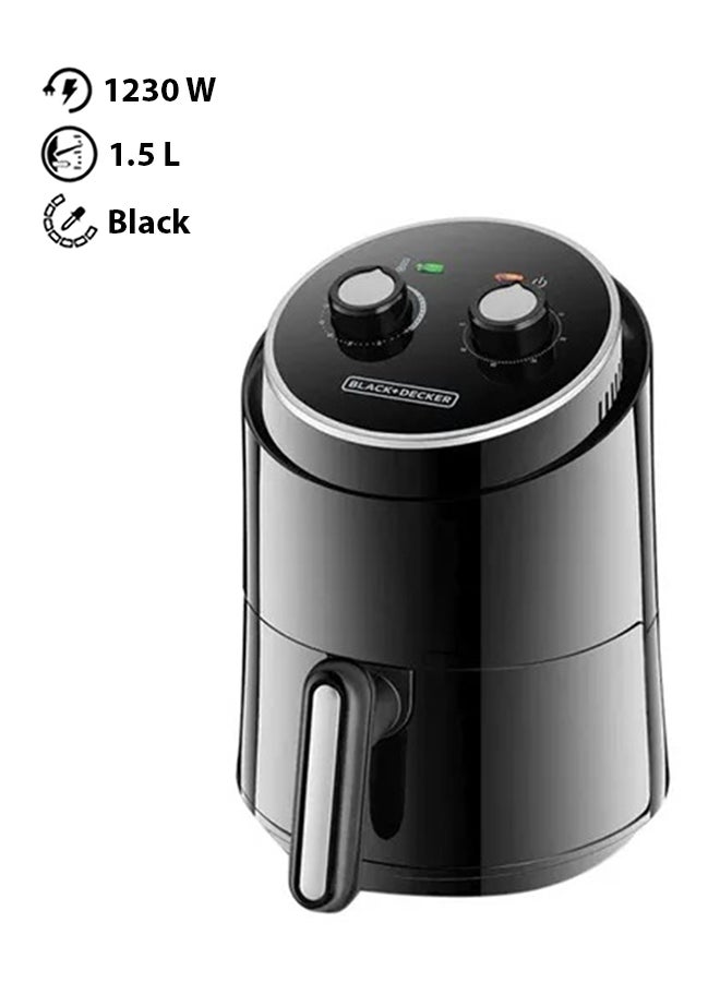 Air Fryer Aerofry With Multifunction Air Convection technology 1.5 L 1230 W AF100-B5 Black