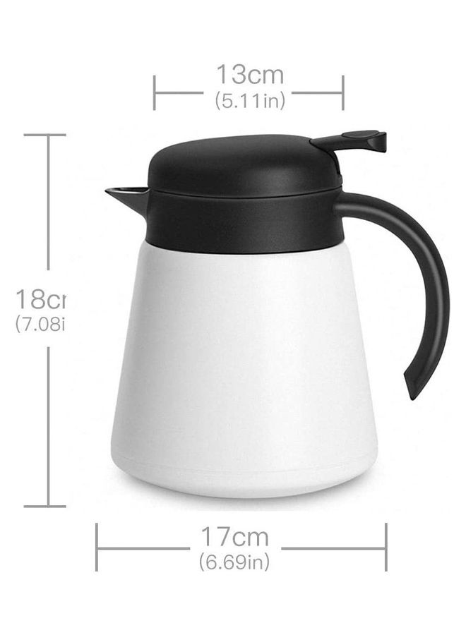 Thermal Coffee Jug White/Black