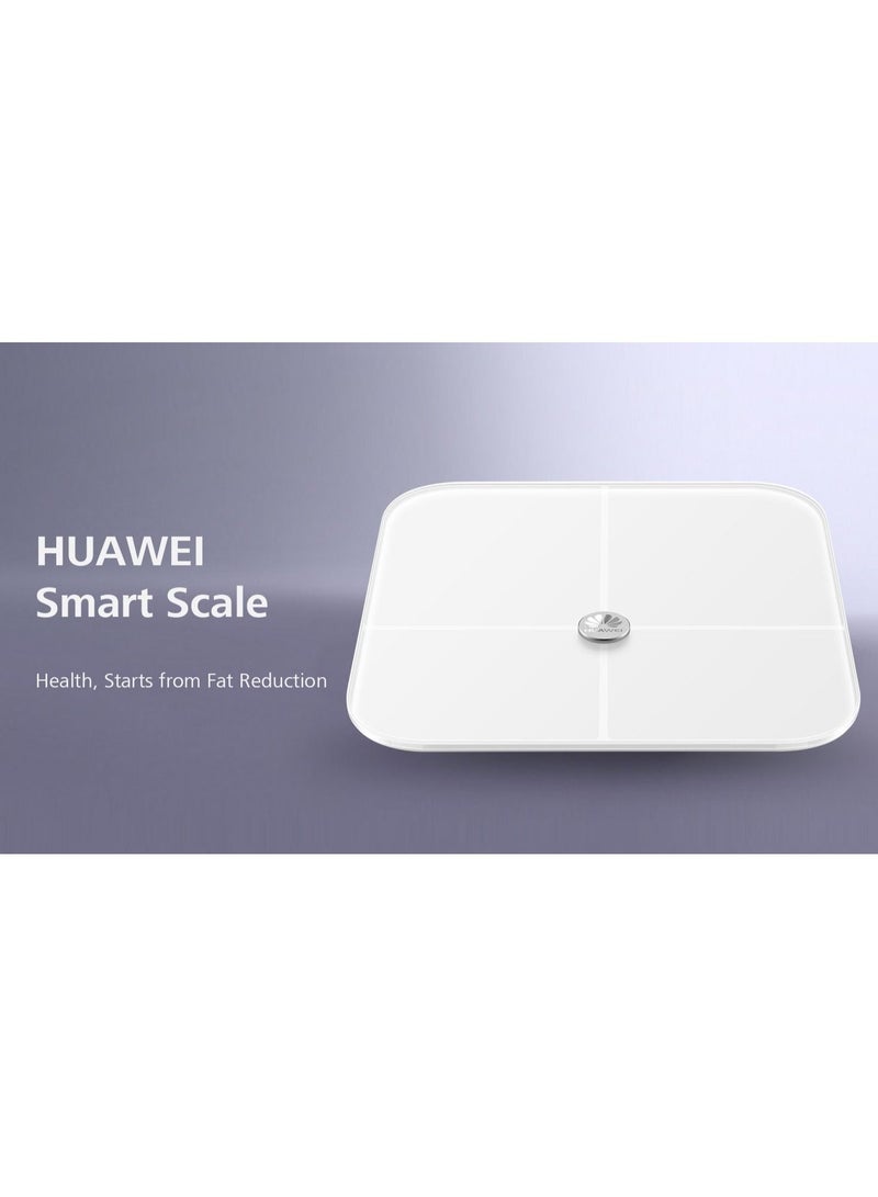 HUAWEI Smart Body Weight Scale - AH100 - measure body fat weight 9 body indicators  | WiFi and Bluetooth connections