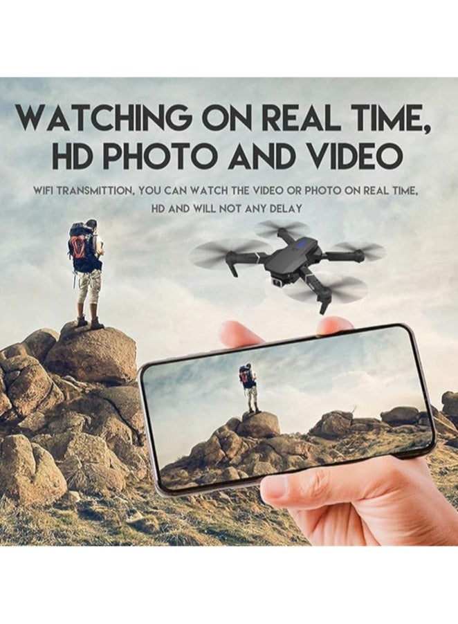 Drone with 4K Camera for Auto Return Home, Follow Me, Dual Cameras, Waypoints, Headless Mode