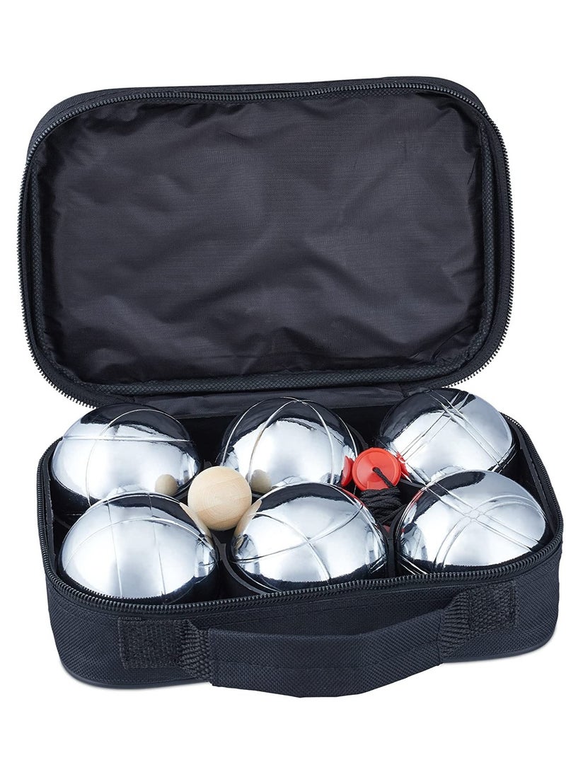 6-Piece Boules Steel Ball Set