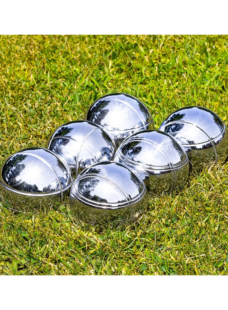 6-Piece Boules Steel Ball Set