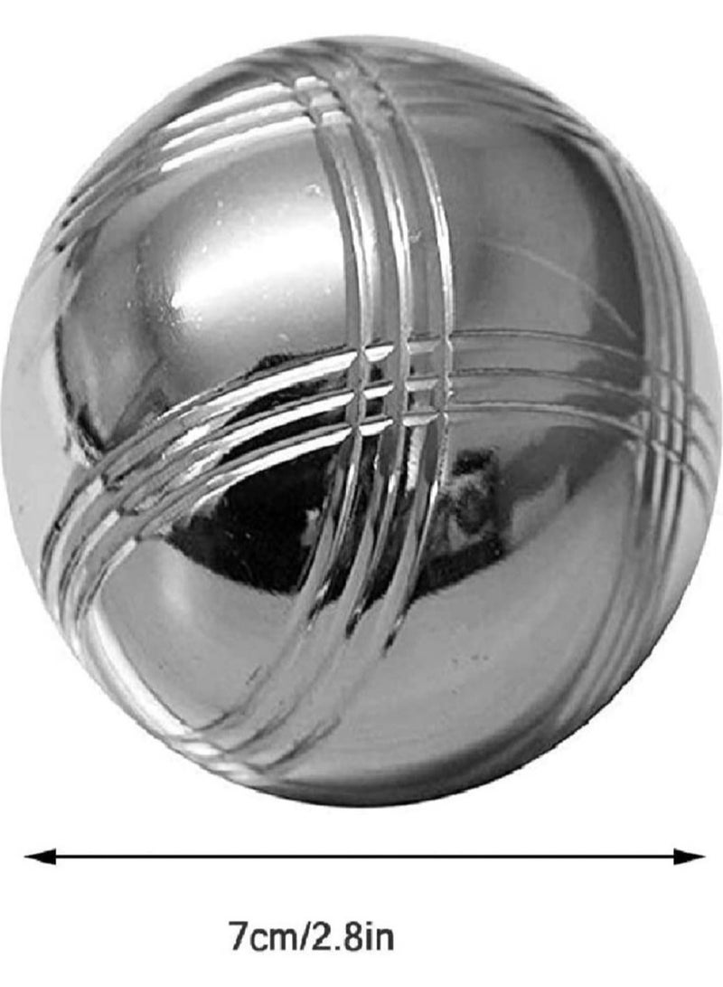 6-Piece Boules Steel Ball Set