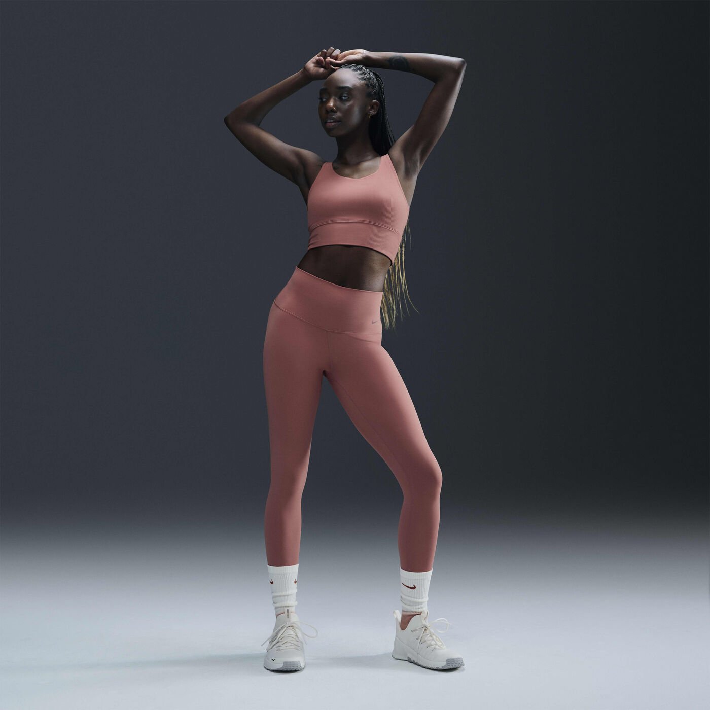 Women's Zenvy Rib Light-Support Yoga Sports Bra