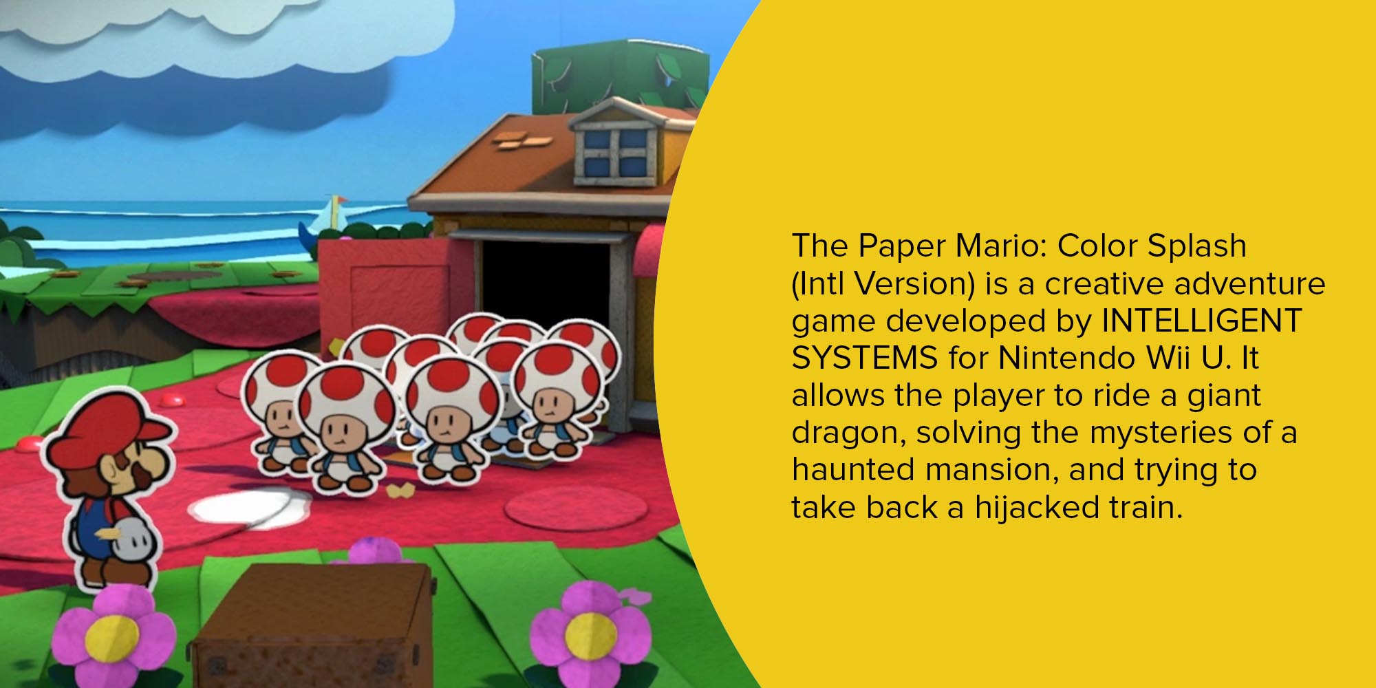 Paper Mario: Color Splash (Intl Version) - Adventure - Nintendo Wii U