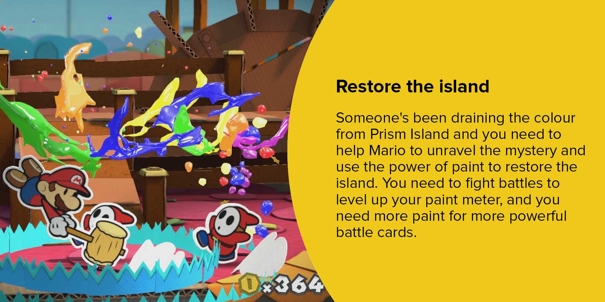 Paper Mario: Color Splash (Intl Version) - Adventure - Nintendo Wii U