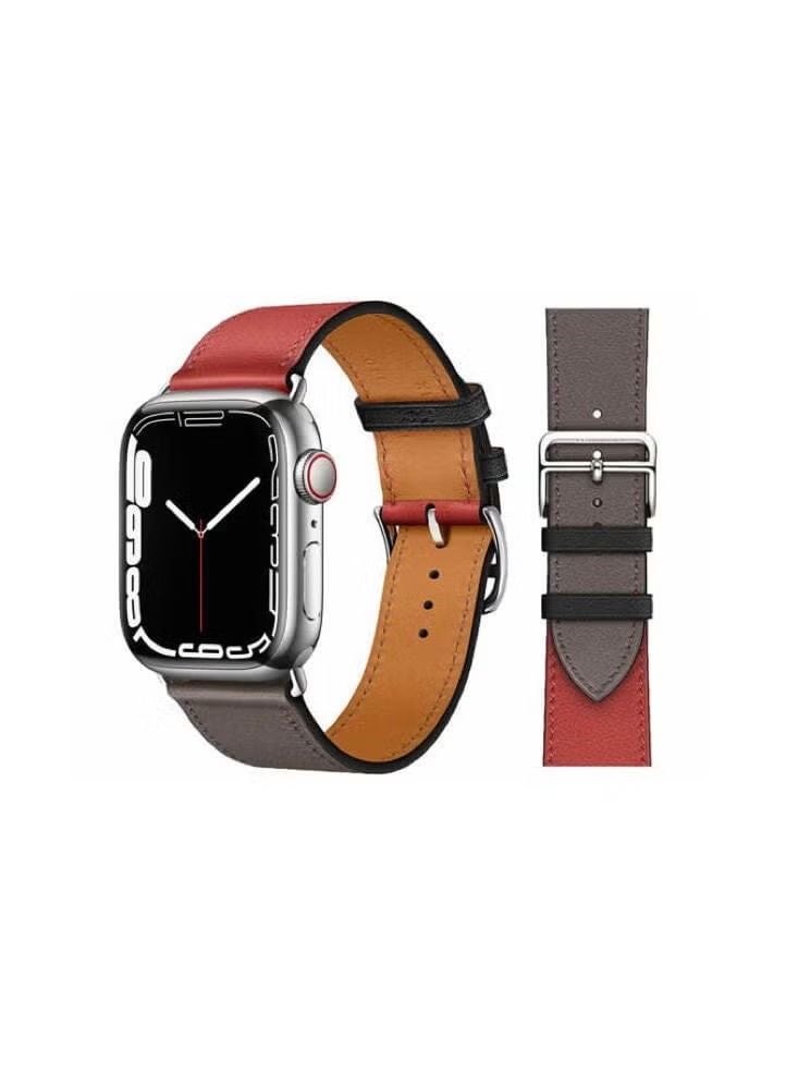 Genuine Leather Replacement Band For Apple Watch 41/40/38mm Series 7/6/5/4/SE