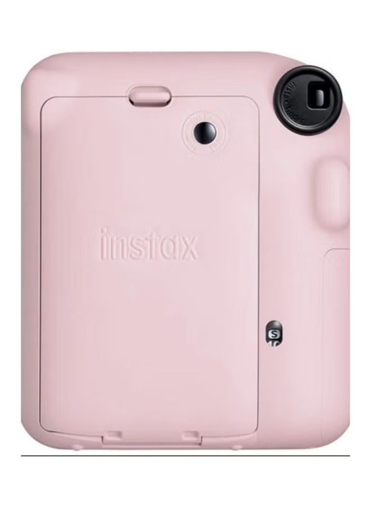 Instax Mini 12 Instant Film Camera With Pack Of 10 Films Blossom Pink