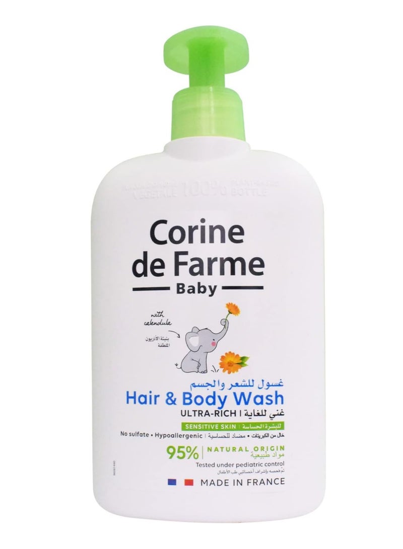 Baby Hair & Body Wash Sulfate Free 500ml