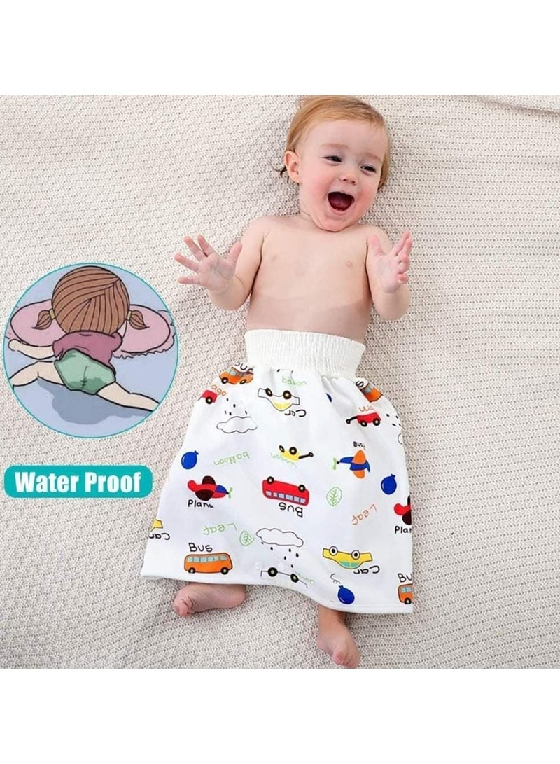 Baby Cloth Diaper Waterproof, Waterproof Diaper Skirt for Potty Training Baby Comfy Cloth Diaper Short for Boys and Girls Night Time