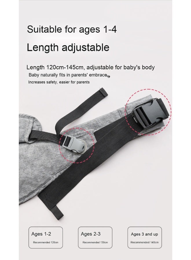 Baby Carrier Newborn to Toddler with Pocket, 4-in-1 Easy to Wear Ergonomic Adjustable Breathable Carrier Slings, Perfect for Baby Infants up to 15kg Toddlers, grey