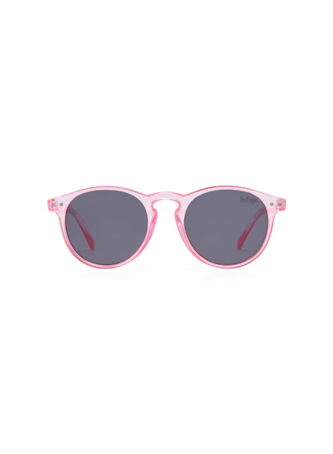 Girls' Polarized Sunglasses Pink Frame Grey Lens - 45mm Lens - LCK112C01