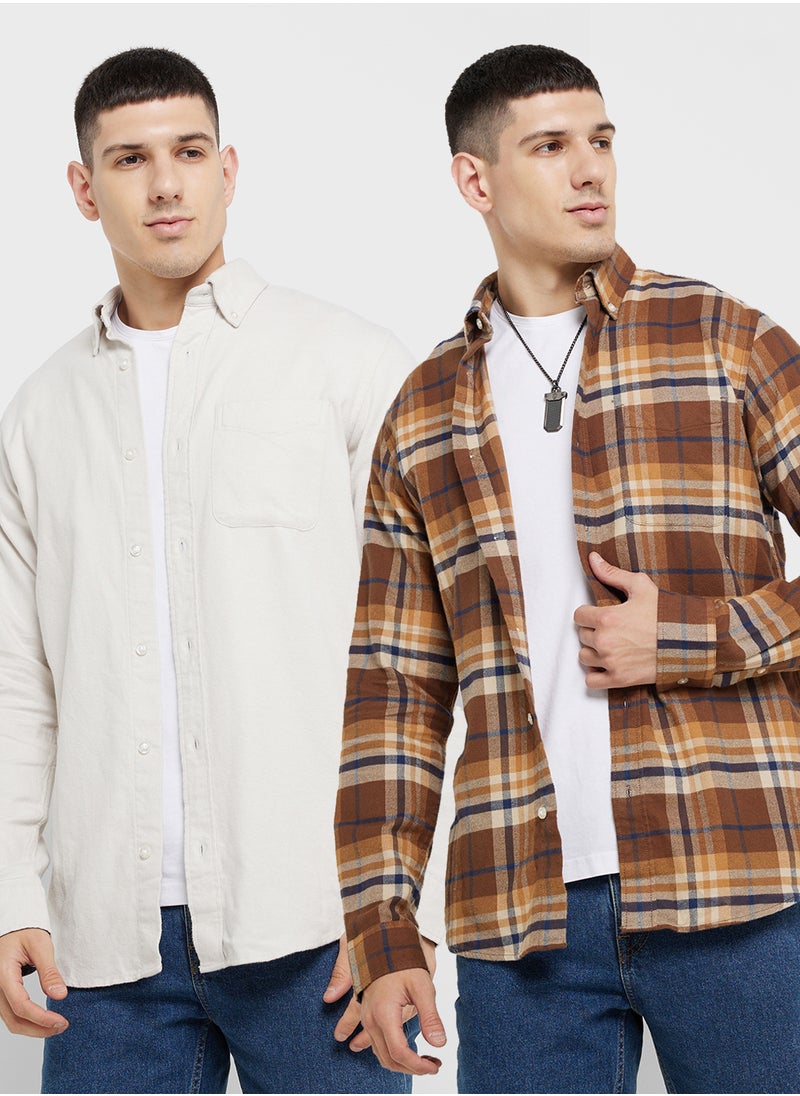 2 Pack Regular Fit Shirt