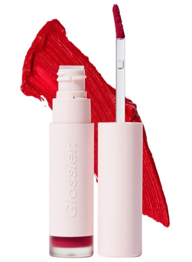 Glossier  G Suit Soft Touch Lip Crème , Jet - bright red-blue 6ml - Long-Lasting Velvet Matte Finish