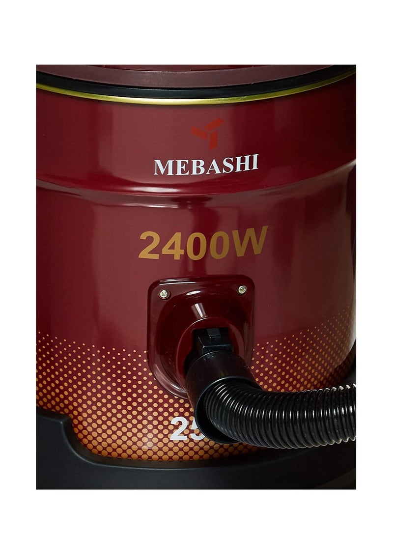 Mebashi Drum Vacuum Cleaner 25L 2400W