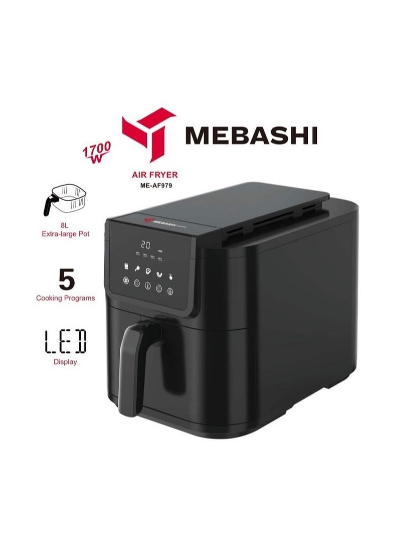 Mebashi Air Fryer 8L 1700W