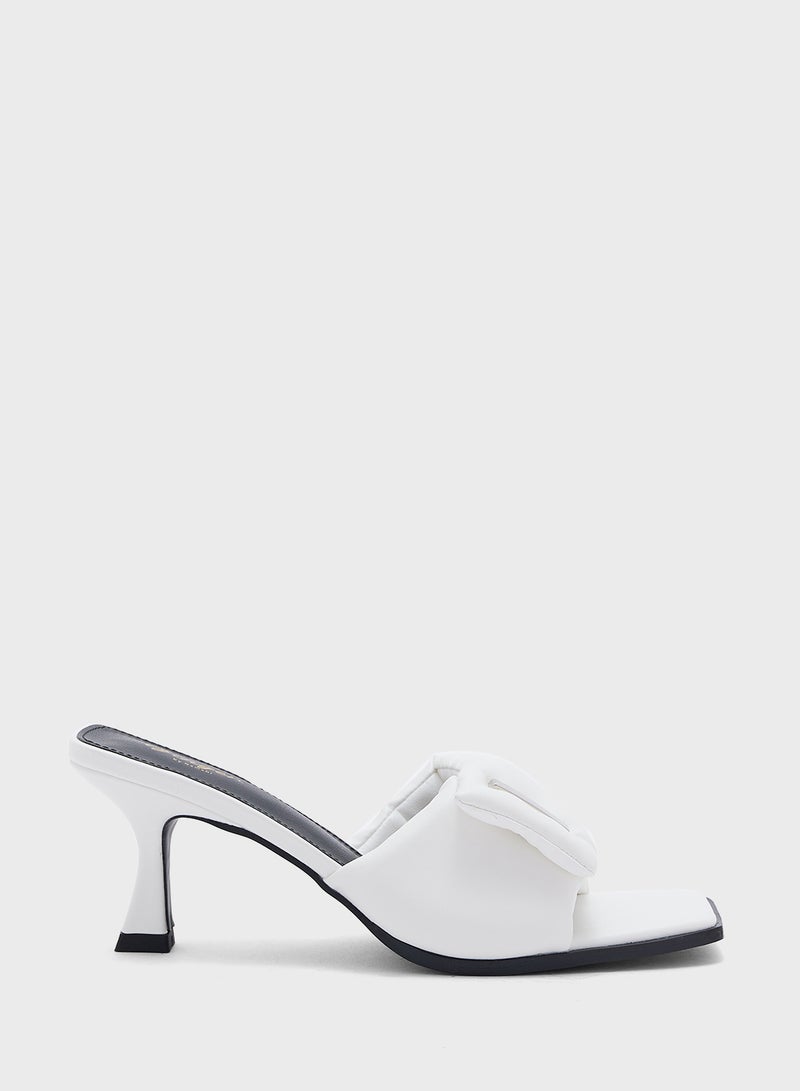 Square Toe Padded Heel Sandal