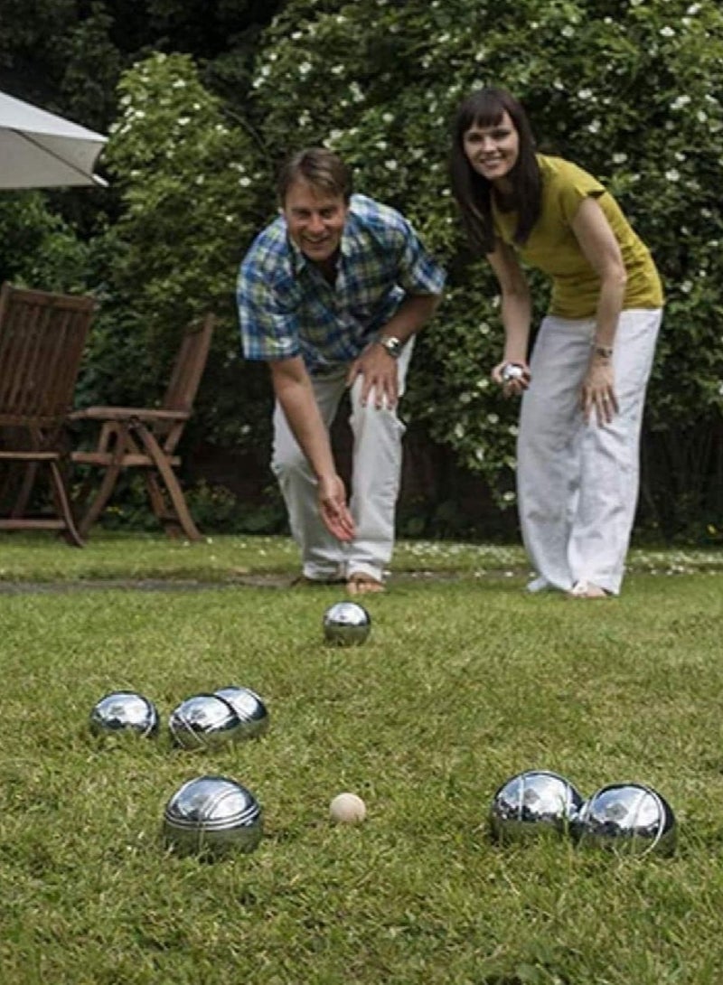 8-Piece Boules Steel Ball Set