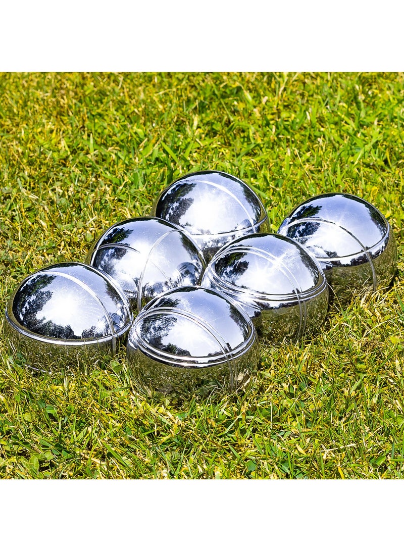 8-Piece Boules Steel Ball Set