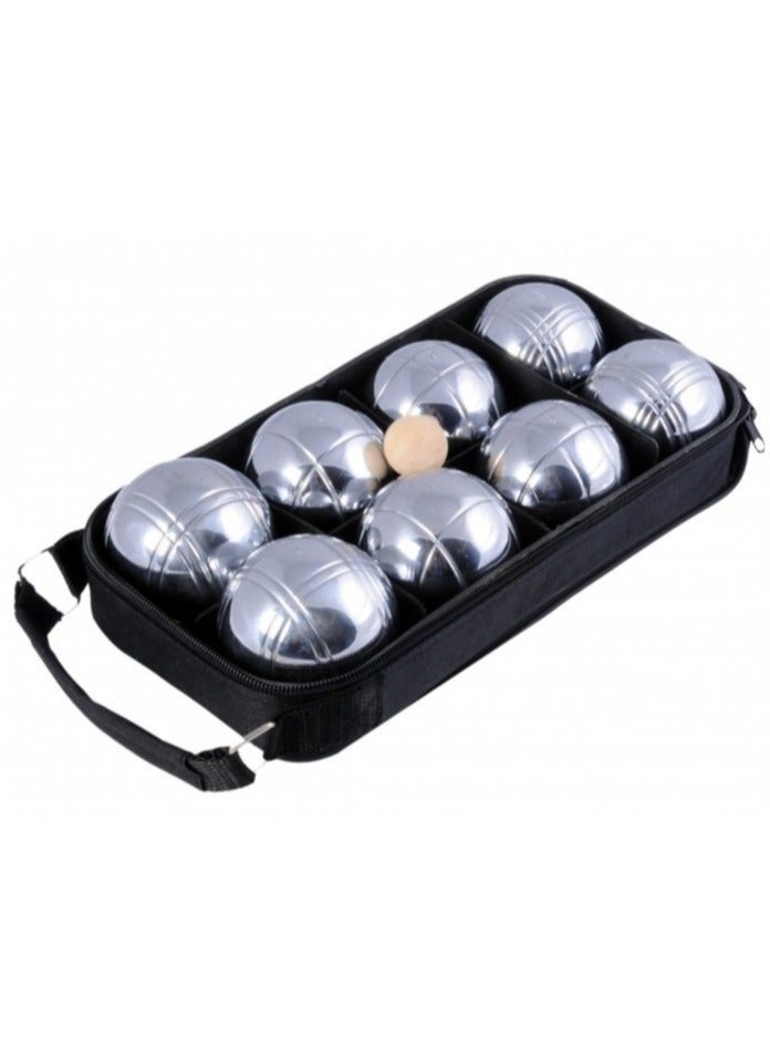 8-Piece Boules Steel Ball Set