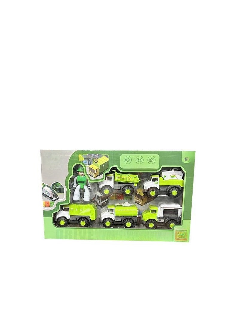 Children's Toy Car Combination Set Gift Box