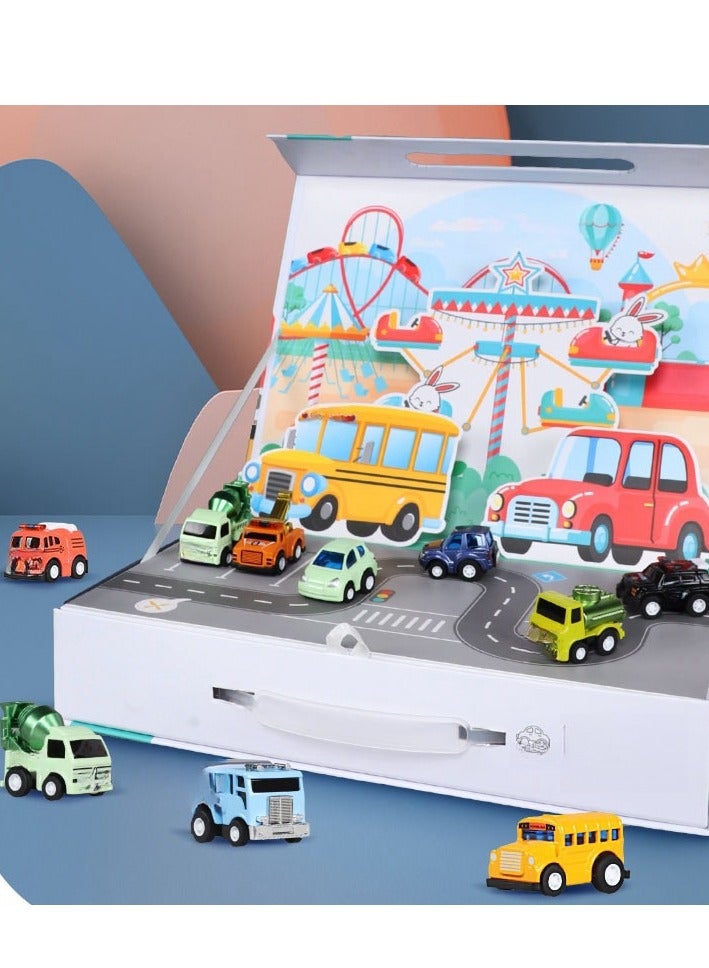 Children's Mini Car Model Toy Car Combination Set Gift Box Set